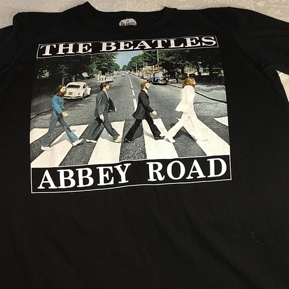 The Beatles Other - The Beatles/ Abby Road  Black T-shirt (L)